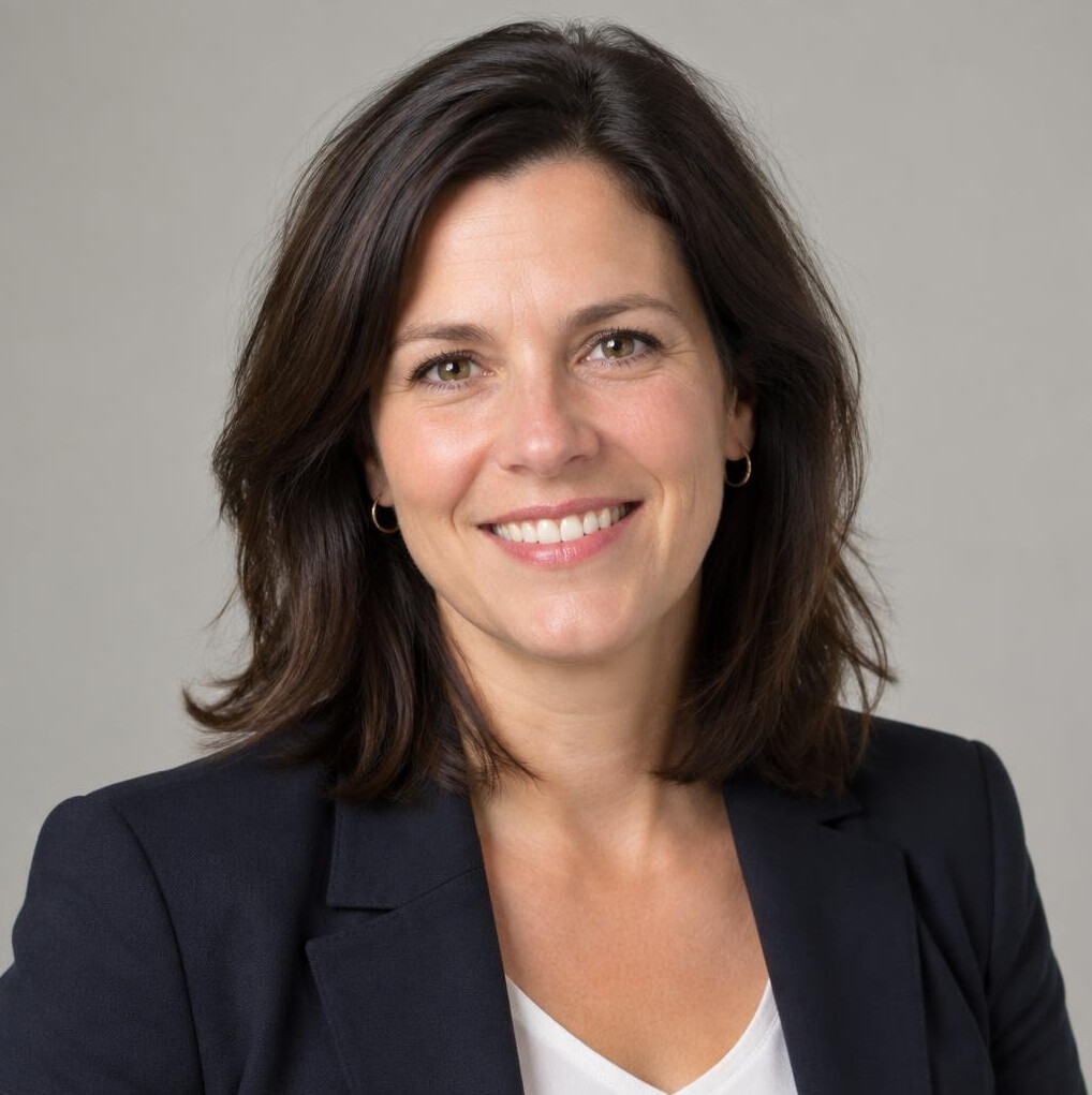 Portrait of a professional woman with dark hair